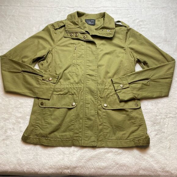 Love Tree Jackets & Blazers - Love Tree Green Military Style Jacket Size Medium